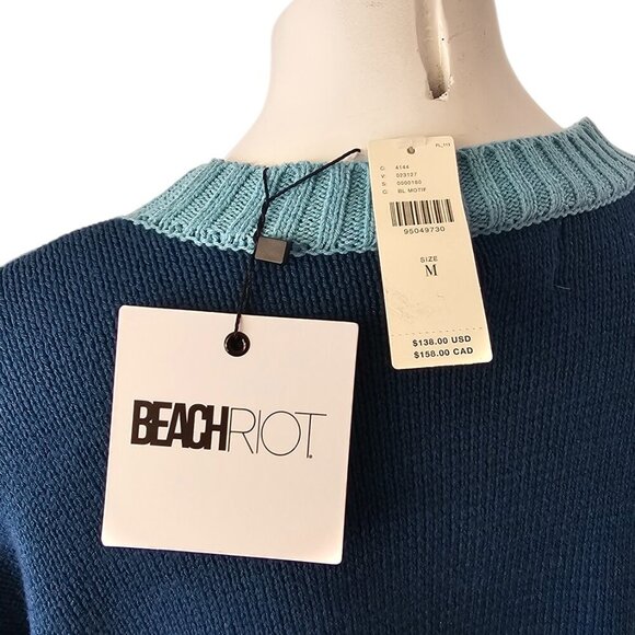 Anthropologie Beach Riot Callie Alps Sweater, Pullover, Crew, Apres Beach, Sz M - Picture 7 of 8